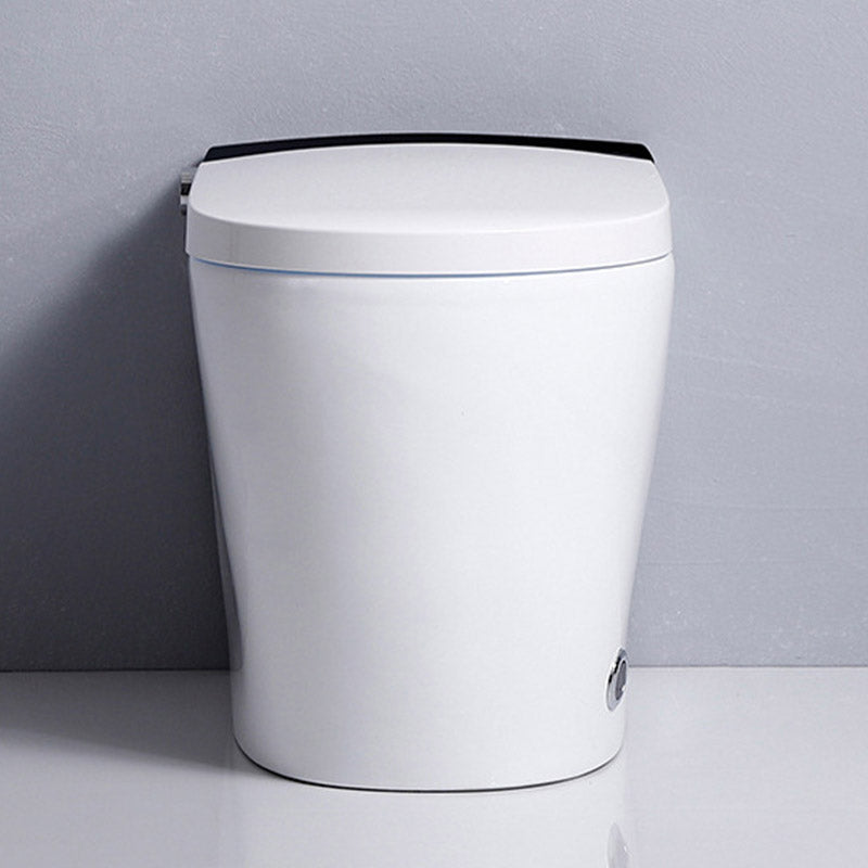 Contemporary One Piece Toilet Floor Mounted Toilet Bowl with Seat for Washroom