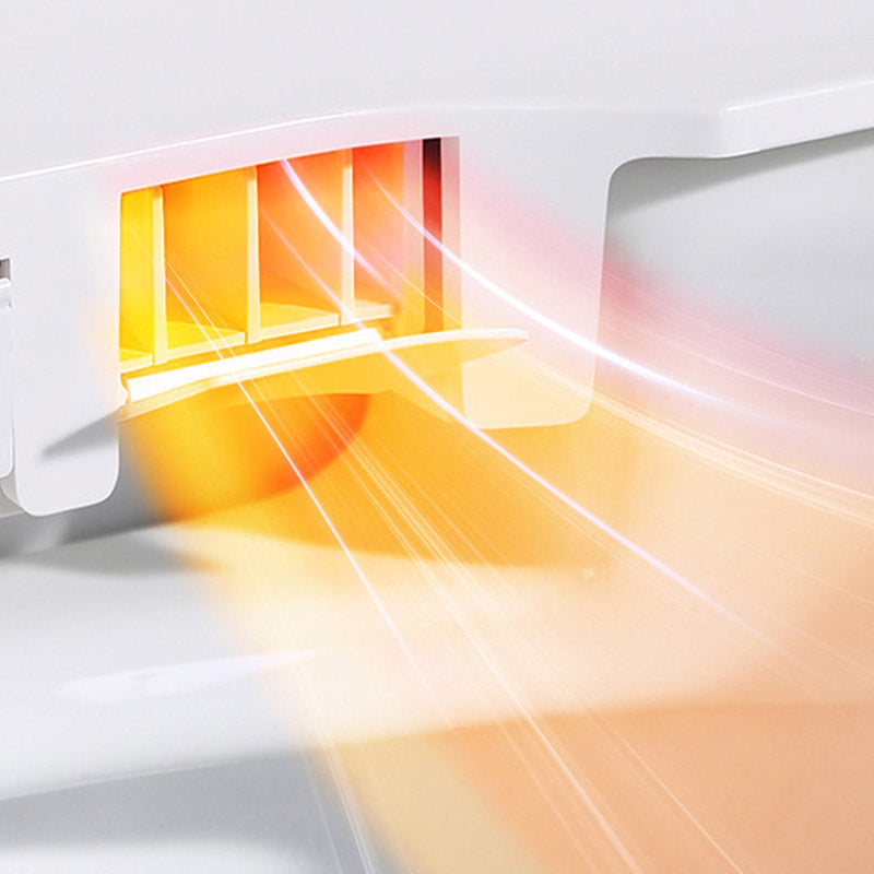 Contemporary One Piece Toilet Floor Mounted Toilet Bowl with Seat for Washroom