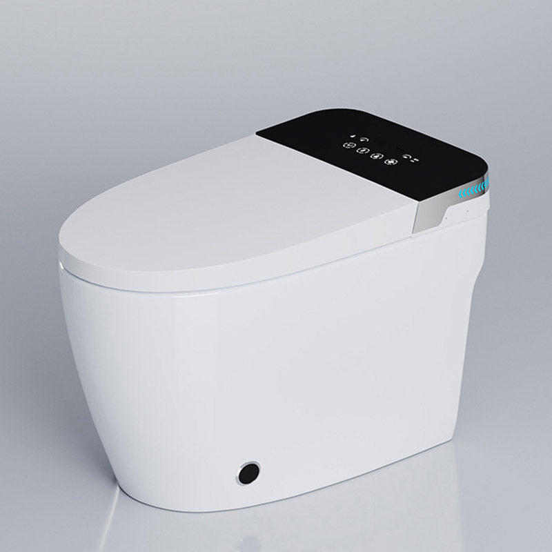 Modern All-In-One Toilet Bowl Siphon Jet Skirted Toilet with Seat for Bathroom