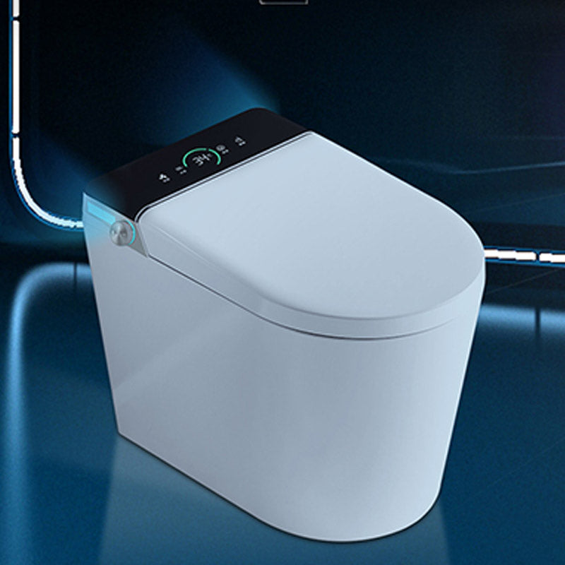 Modern All-In-One Toilet Bowl Siphon Jet Skirted Toilet with Seat for Bathroom