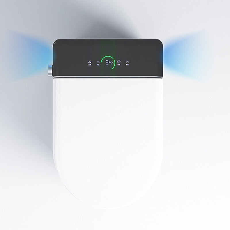 Modern All-In-One Toilet Bowl Siphon Jet Skirted Toilet with Seat for Bathroom