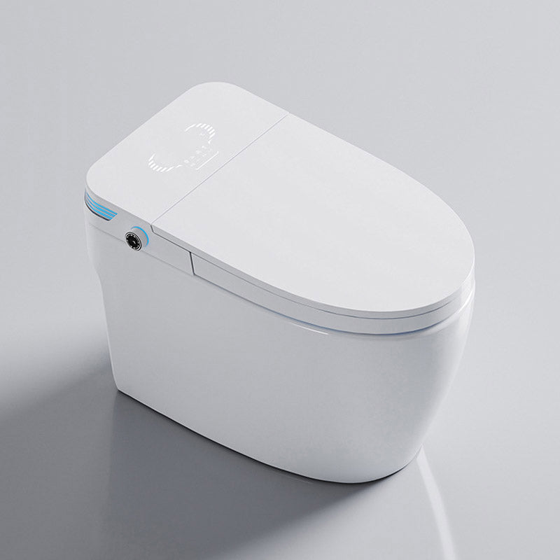 Modern Toilet Bowl Siphon Jet Skirted Toilet with Soft-Close Seat for Bathroom