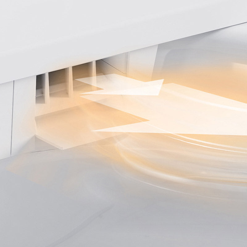 Modern Toilet Bowl Siphon Jet Skirted Toilet with Soft-Close Seat for Bathroom