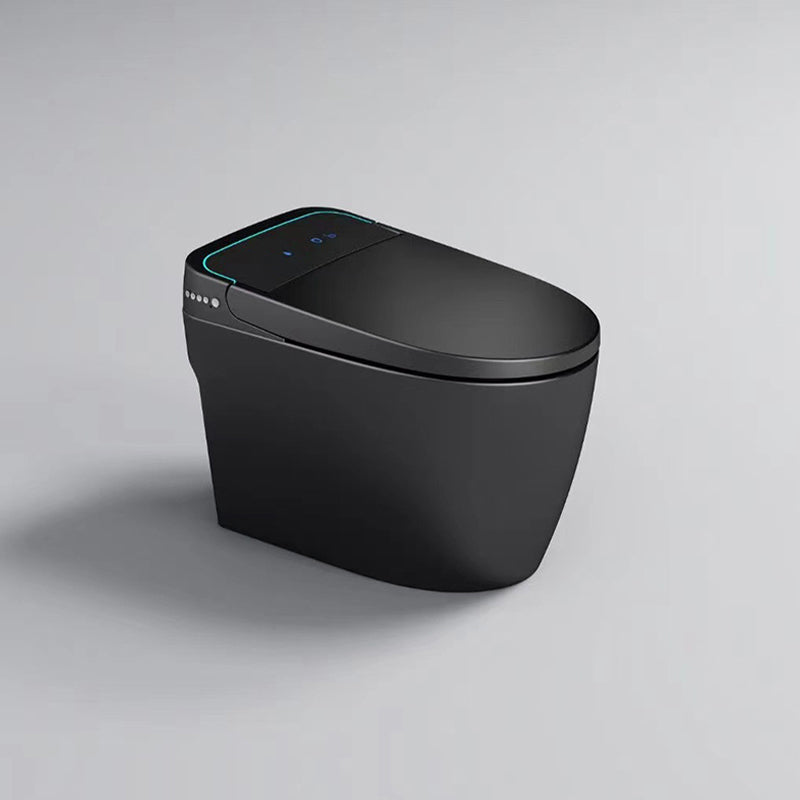 Modern Concealed Tank Toilet Skirted ABS Floor Mount Flush Toilet with Seat