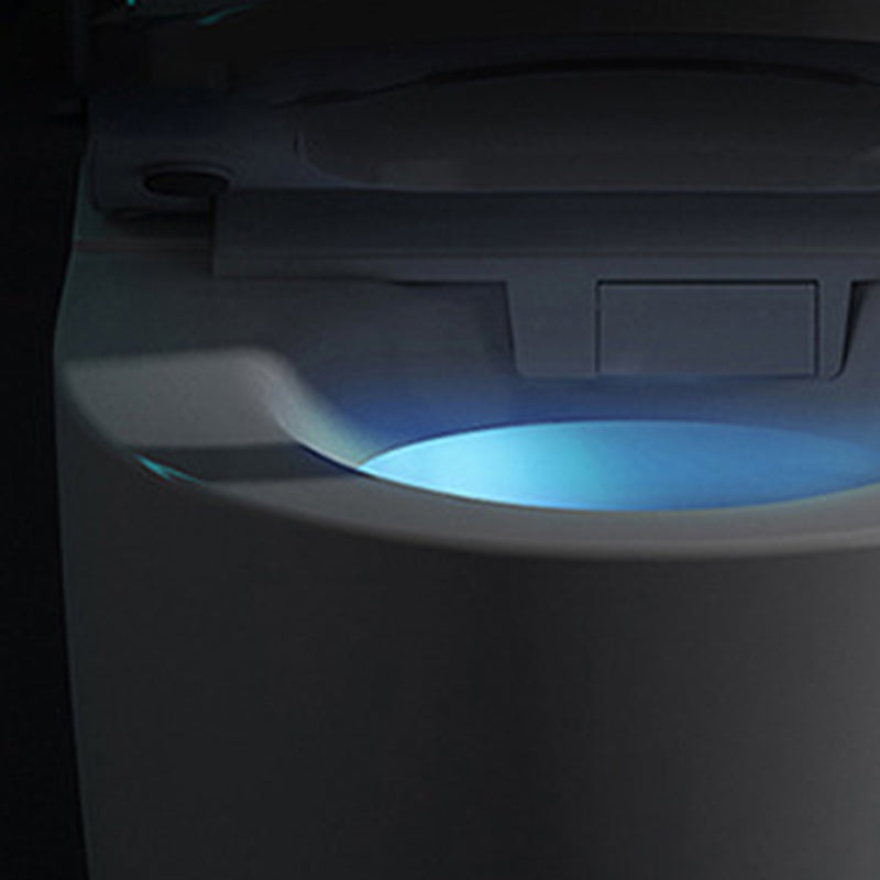 Modern Concealed Tank Toilet Skirted ABS Floor Mount Flush Toilet with Seat