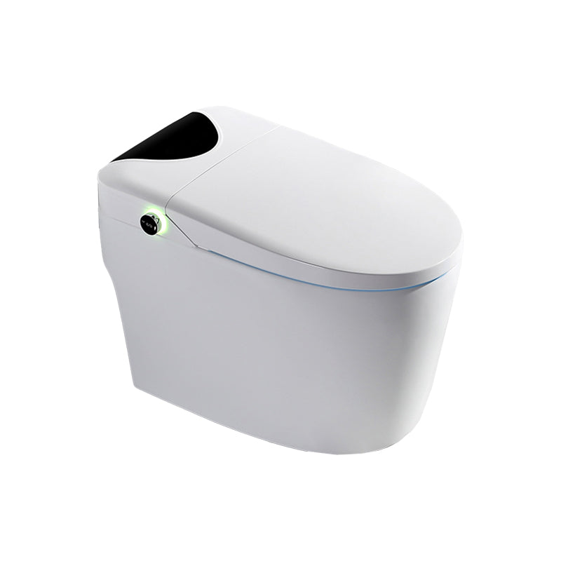 Modern Concealed Tank Toilet Skirted ABS Floor Mounted Flush Toilet with Seat