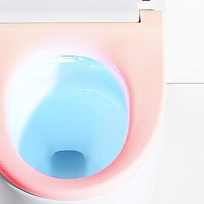 Modern Concealed Tank Toilet Skirted ABS Floor Mounted Flush Toilet with Seat