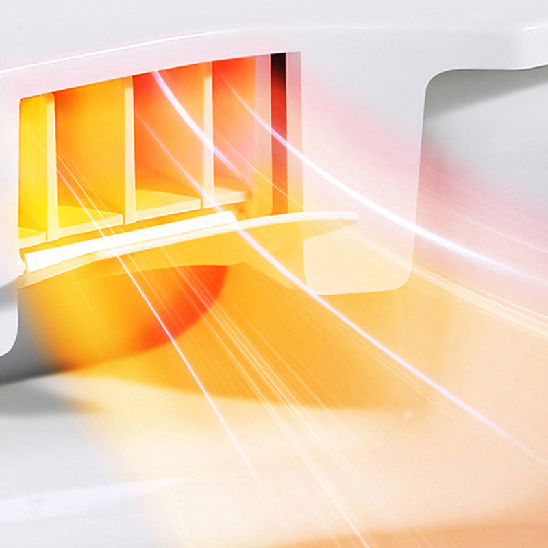 Modern Concealed Tank Toilet Skirted ABS Floor Mounted Flush Toilet with Seat