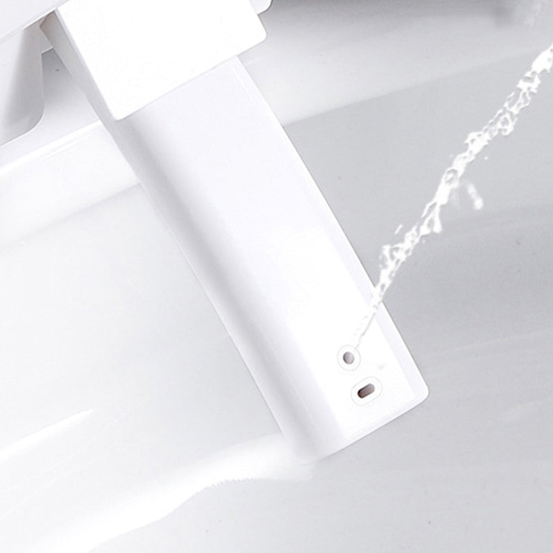 Modern Concealed Tank Toilet Skirted ABS Floor Mounted Flush Toilet with Seat