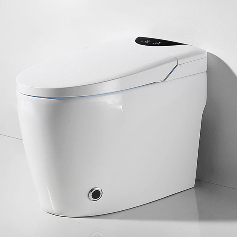 Modern Concealed Tank Toilet Skirted ABS Floor Mounted Flush Toilet with Seat