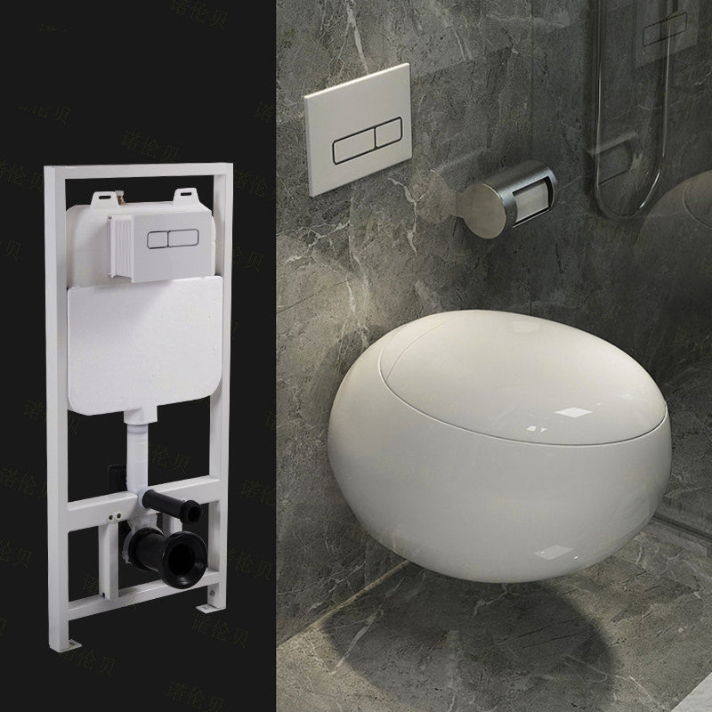 Wall Mount Porcelain Flush Toilet One-Piece Toilet Modern Toilet Bowl