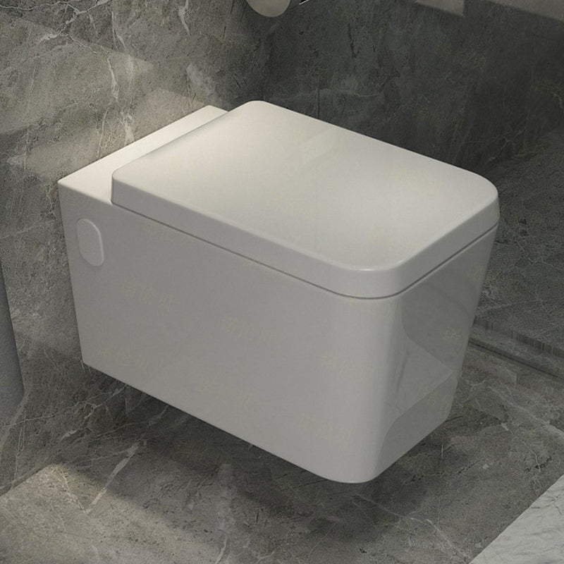 Wall Mount Porcelain Flush Toilet One-Piece Toilet Modern Toilet Bowl