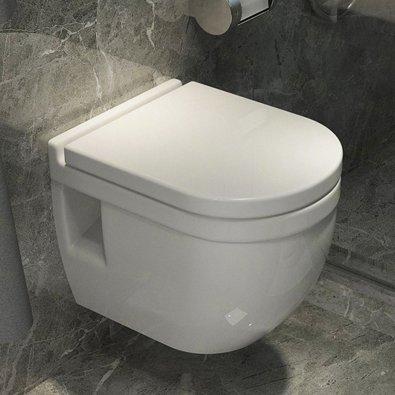 Wall Mount Porcelain Flush Toilet One-Piece Toilet Modern Toilet Bowl