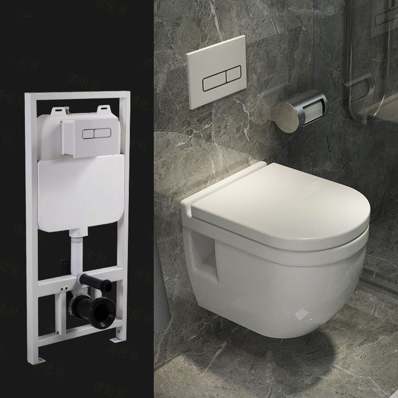Wall Mount Porcelain Flush Toilet One-Piece Toilet Modern Toilet Bowl