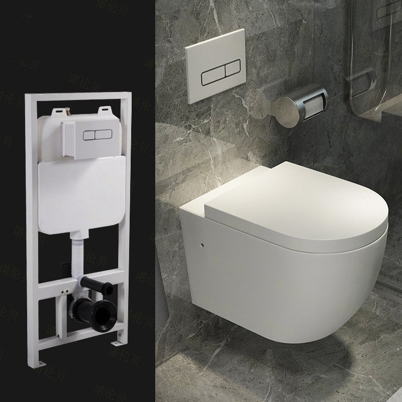 Wall Mount Porcelain Flush Toilet One-Piece Toilet Modern Toilet Bowl