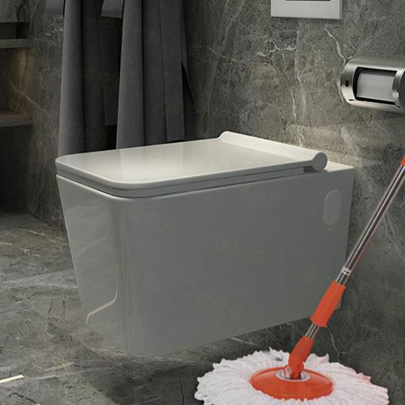 Wall Mount Porcelain Flush Toilet One-Piece Toilet Modern Toilet Bowl