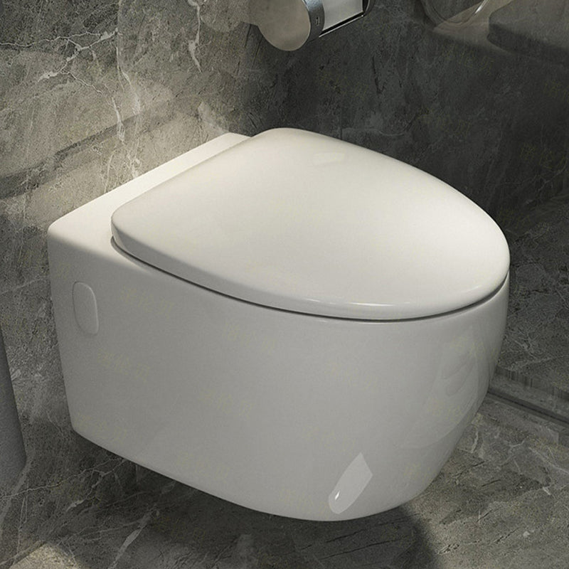 Wall Mount Porcelain Flush Toilet One-Piece Toilet Modern Toilet Bowl