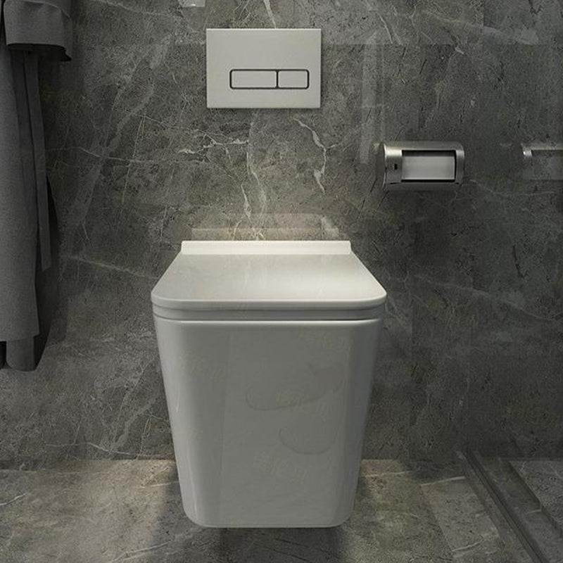 Wall Mount Porcelain Flush Toilet One-Piece Toilet Modern Toilet Bowl