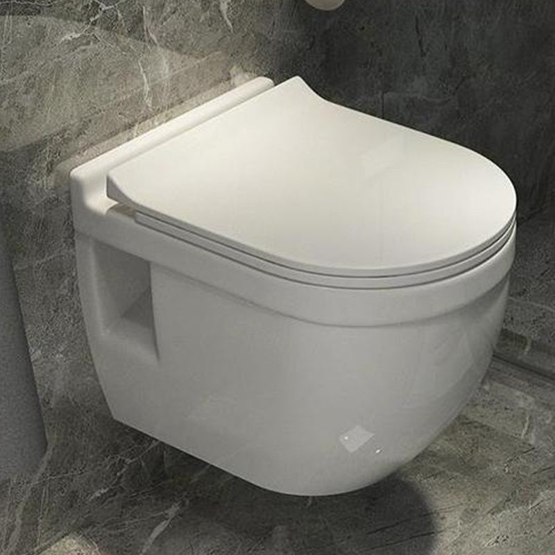 Wall Mount Porcelain Flush Toilet One-Piece Toilet Modern Toilet Bowl