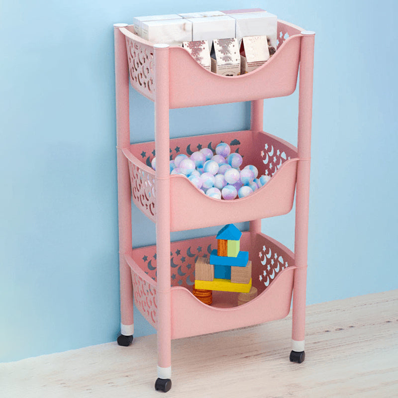 Modern Antique Finish Shelf Bookcase Plastic Standard Bookshelf with Shelves