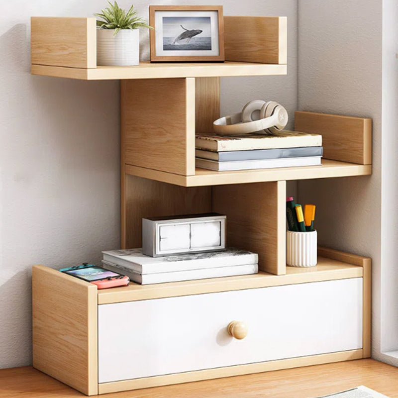 Urban Open Shelf Bookcase Engineered Wood Book Shelf with Shelves for Study Room