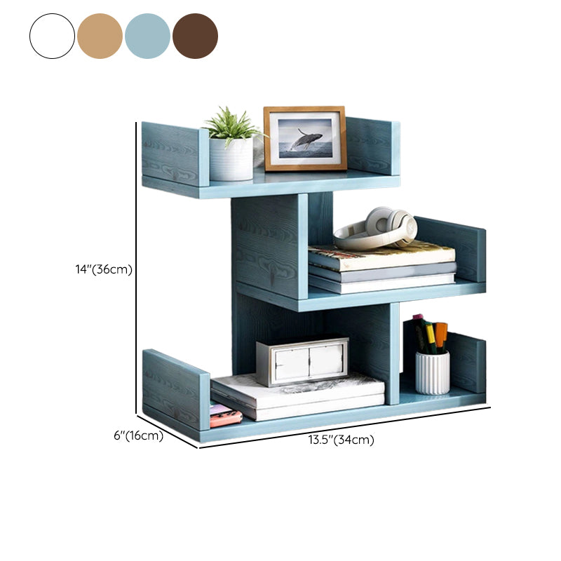 Urban Open Shelf Bookcase Engineered Wood Book Shelf with Shelves for Study Room