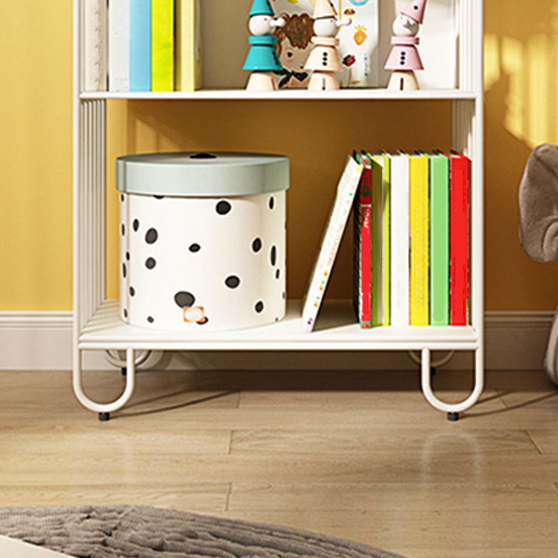 Scandinavian Metal Bookshelf Metal Standard Open Back Bookcase