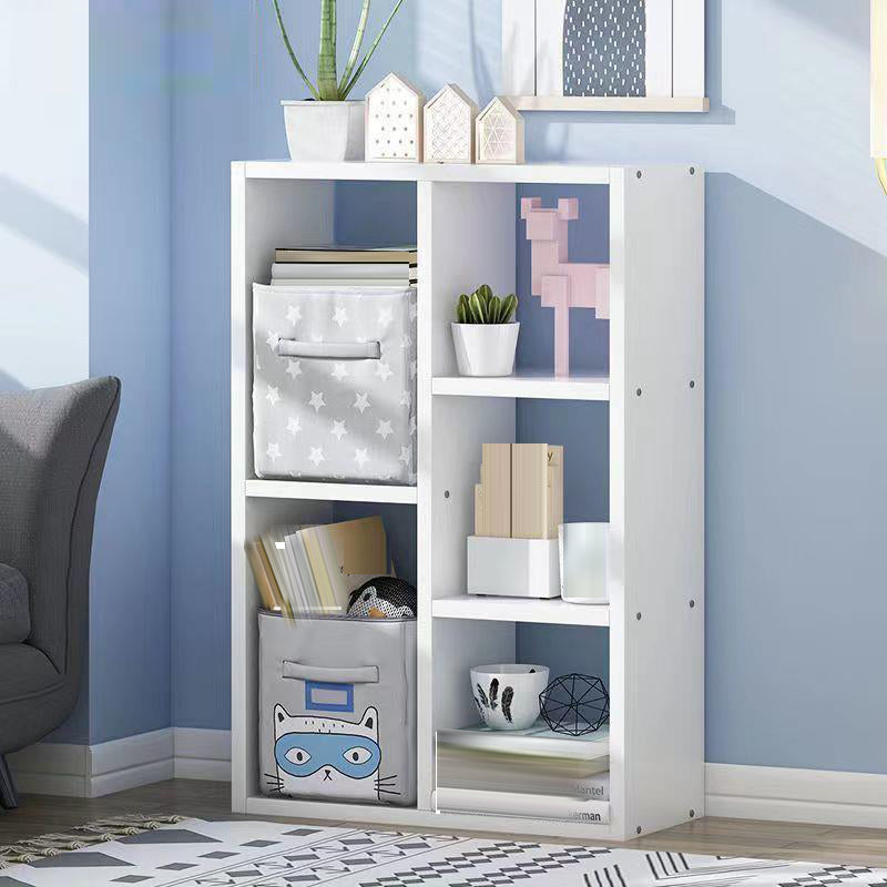 Scandinavian Engineered Wood Bookshelf Standard Open Back Bookcase
