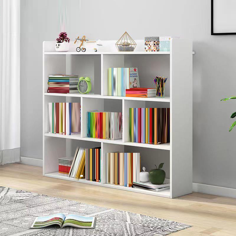 Scandinavian Engineered Wood Bookshelf Standard Open Back Bookcase