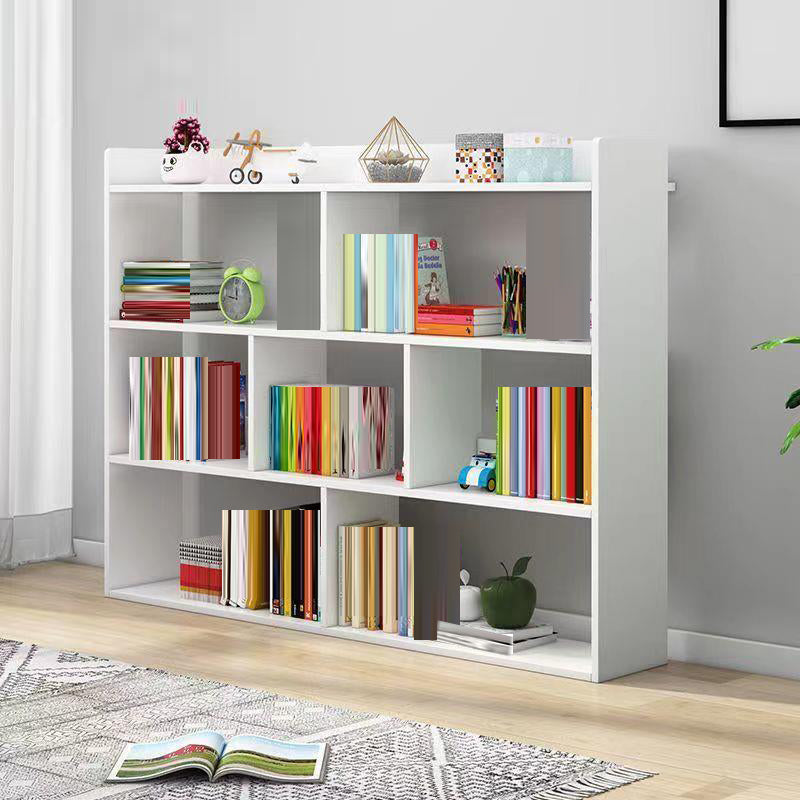 Scandinavian Engineered Wood Bookshelf Standard Open Back Bookcase