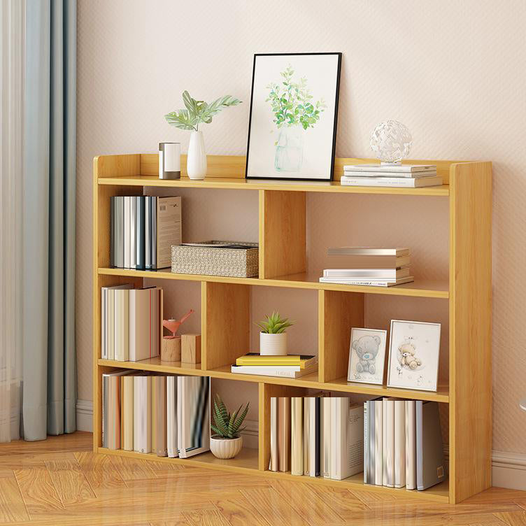 Scandinavian Engineered Wood Bookshelf Standard Open Back Bookcase