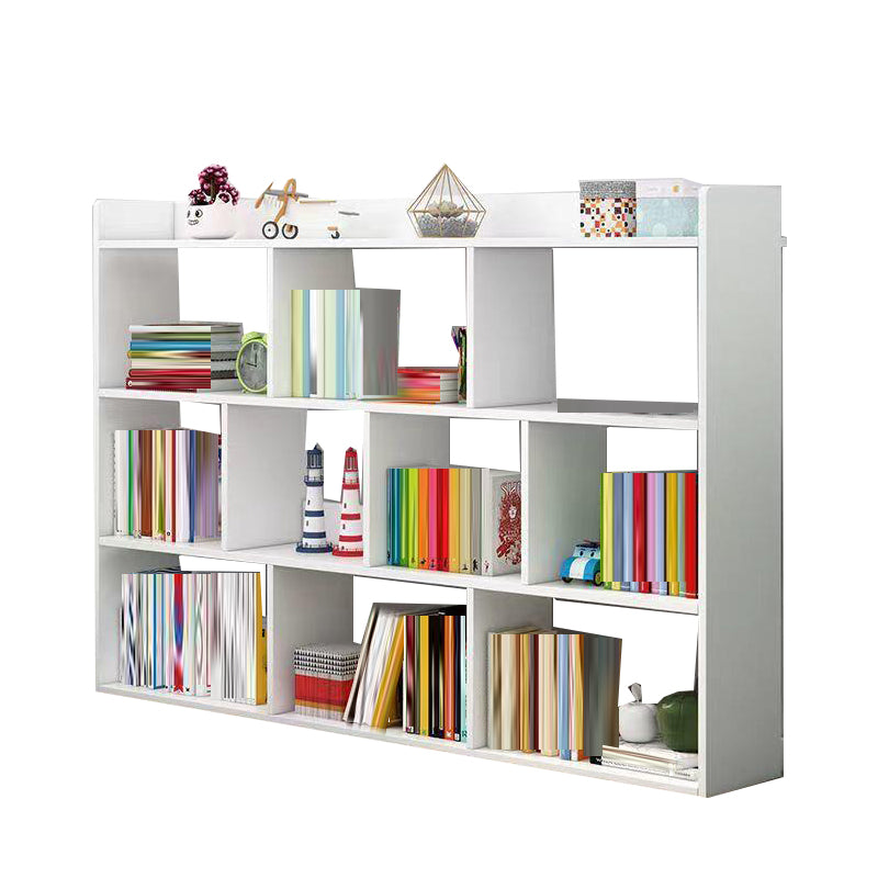 Scandinavian Engineered Wood Bookshelf Standard Open Back Bookcase