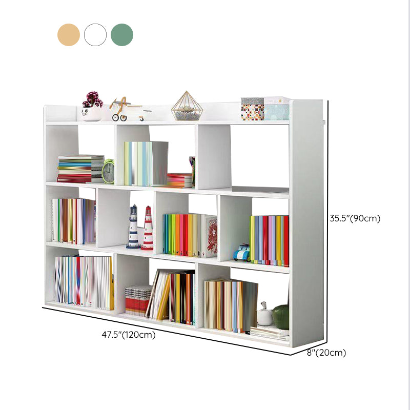 Scandinavian Engineered Wood Bookshelf Standard Open Back Bookcase