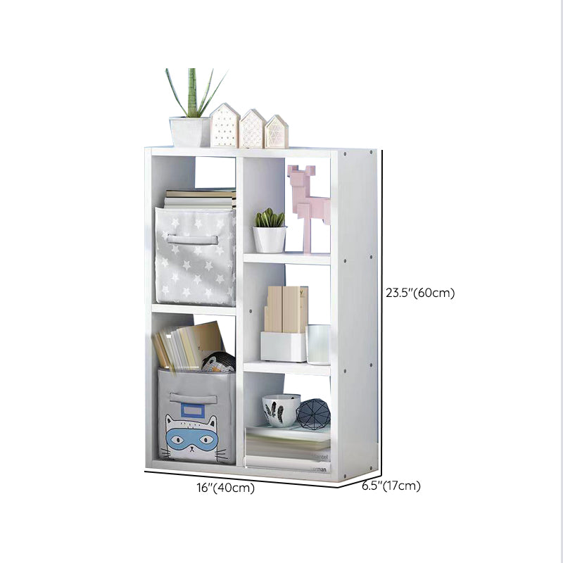 Scandinavian Engineered Wood Bookshelf Standard Open Back Bookcase