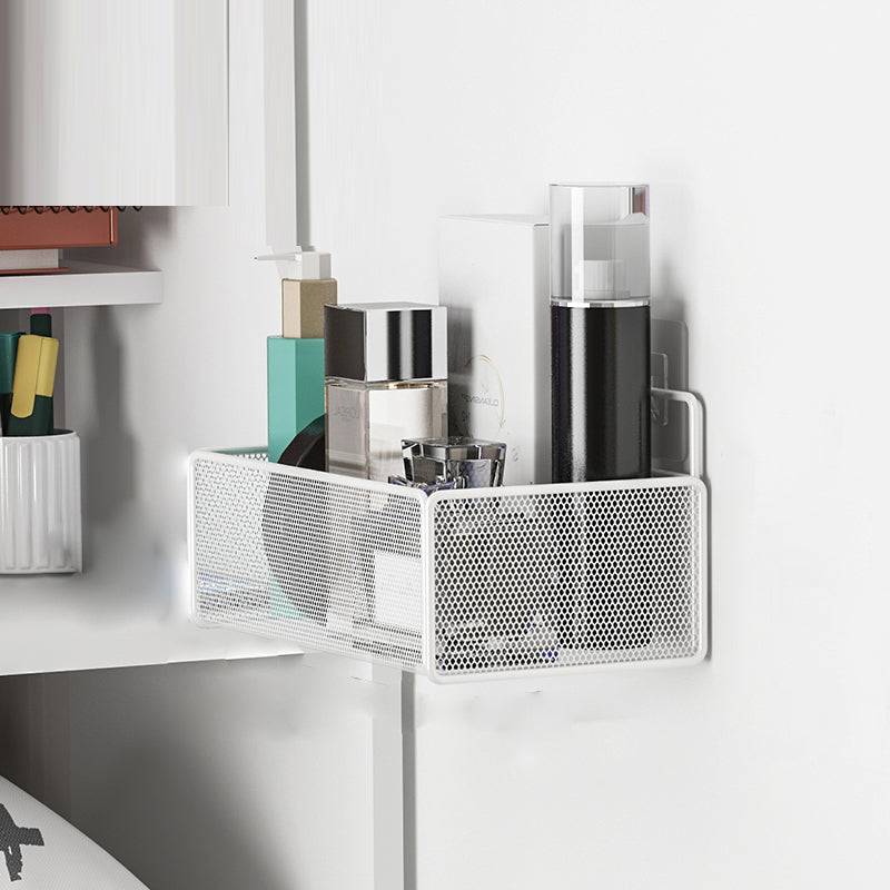 Industrial Floating Bookshelf Closed Back Metal Bookcase with Shelves