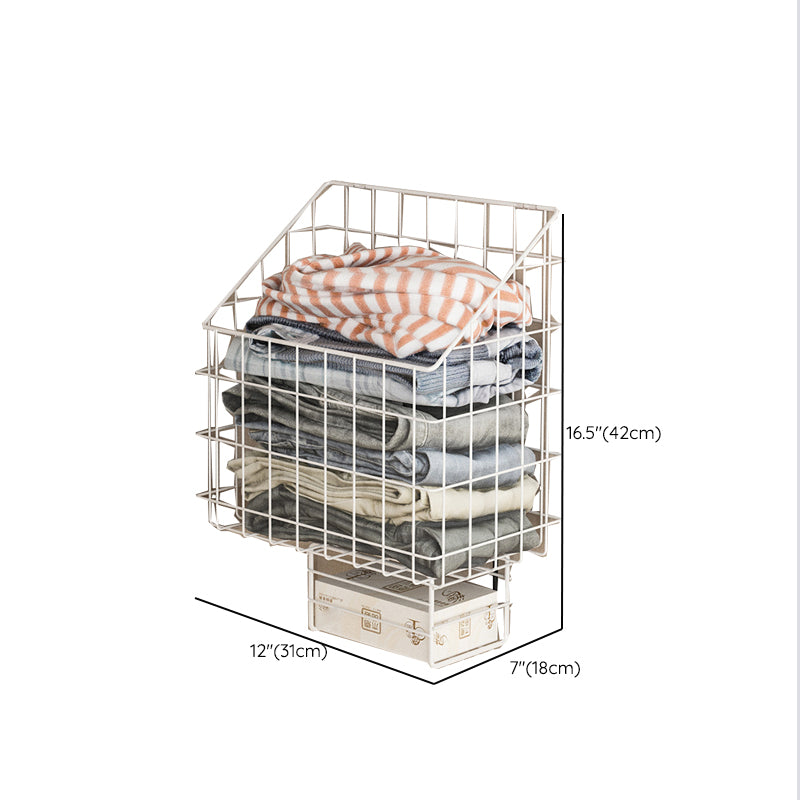 Industrial Floating Bookshelf Closed Back Metal Bookcase with Shelves