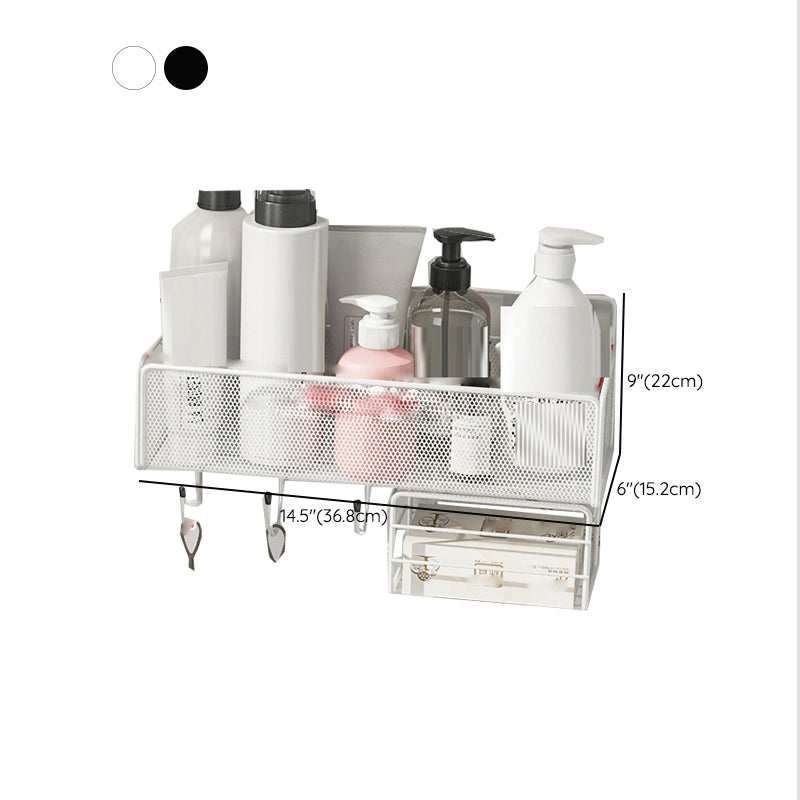 Industrial Floating Bookshelf Closed Back Metal Bookcase with Shelves