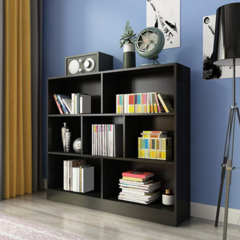 Scandinavian Standard Bookcase Closed Back Engineered Wood Bookshelf