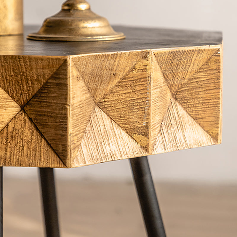 French Country Side Table Fully Assembled Accent Side Table for Bedroom