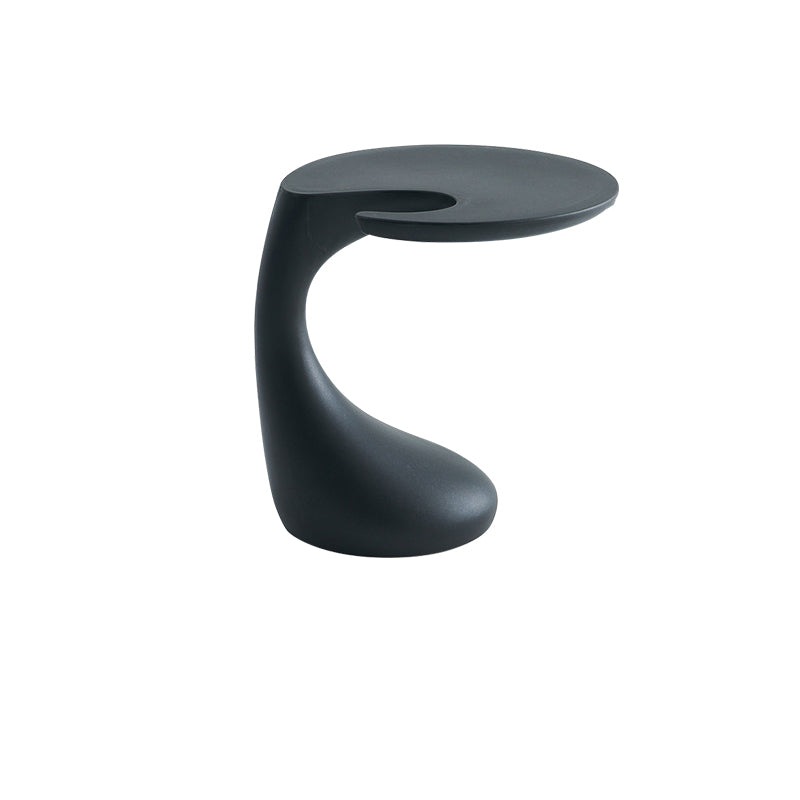 Modern Naturally Shaped End Table Plastic Table for Living Room