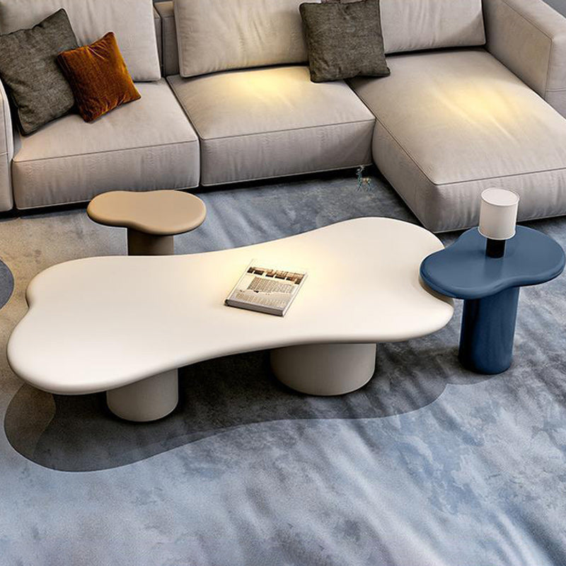 Wooden Geometric Contemporary Coffee Table Single Coffee Table