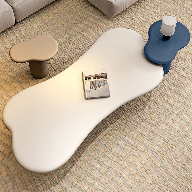 Wooden Geometric Contemporary Coffee Table Single Coffee Table