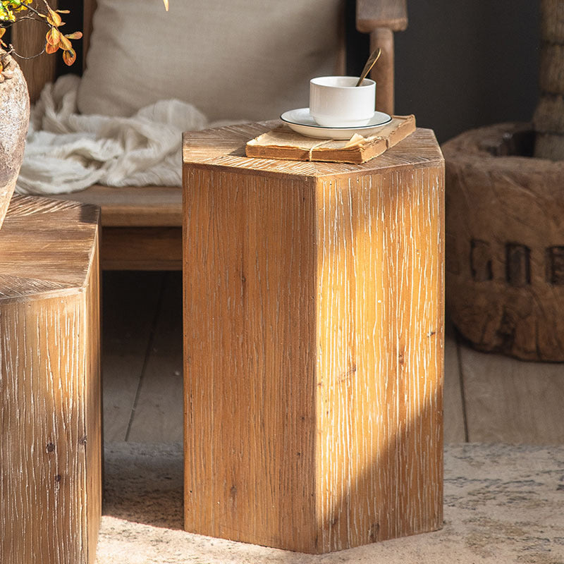 Contemporary Solid Wood Coffee Table Medium Wood Solid Coffee Table