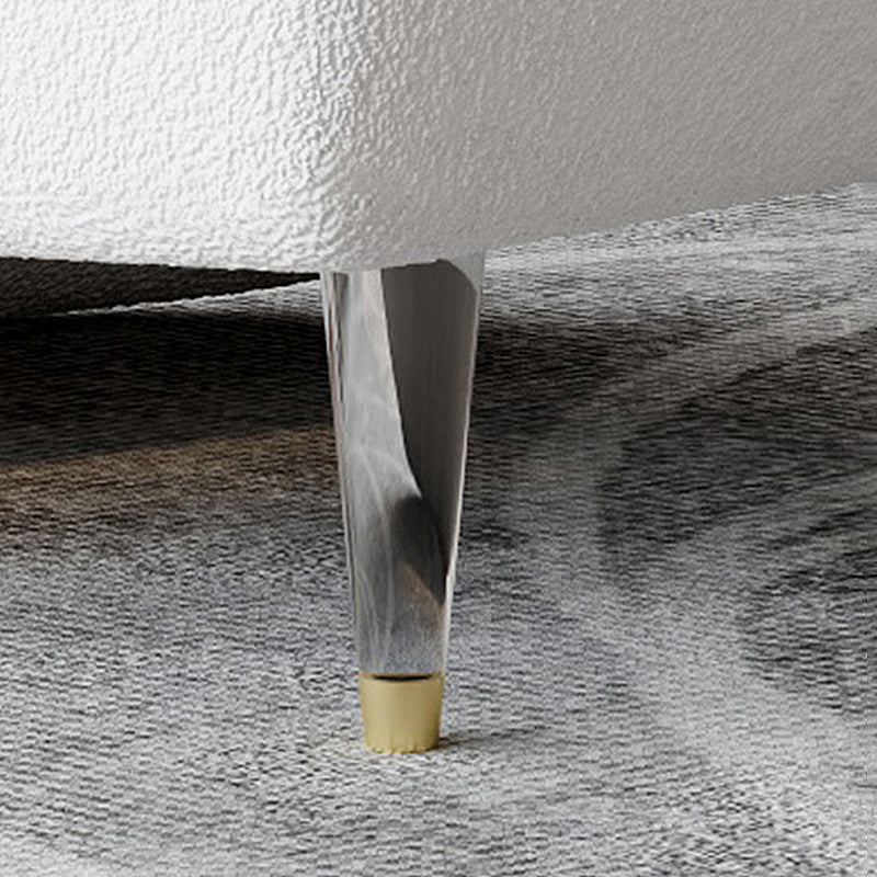 Contemporary Sofa Stain Resistant Armless Settee for Living Room
