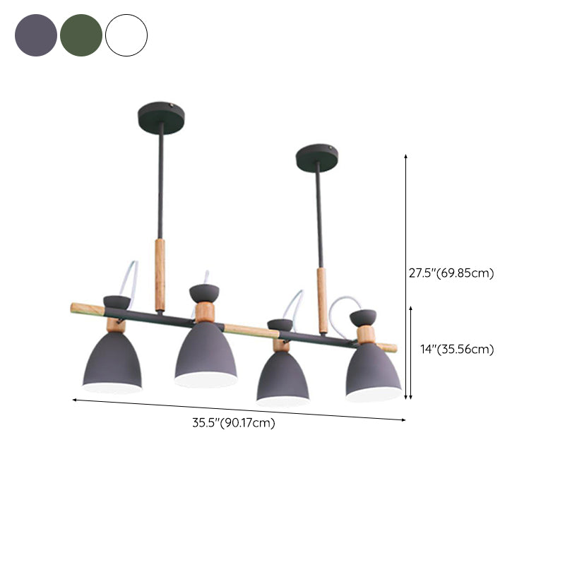 Contemporary Island Light Colorful Pendant Lighting Fixture for Dining Room