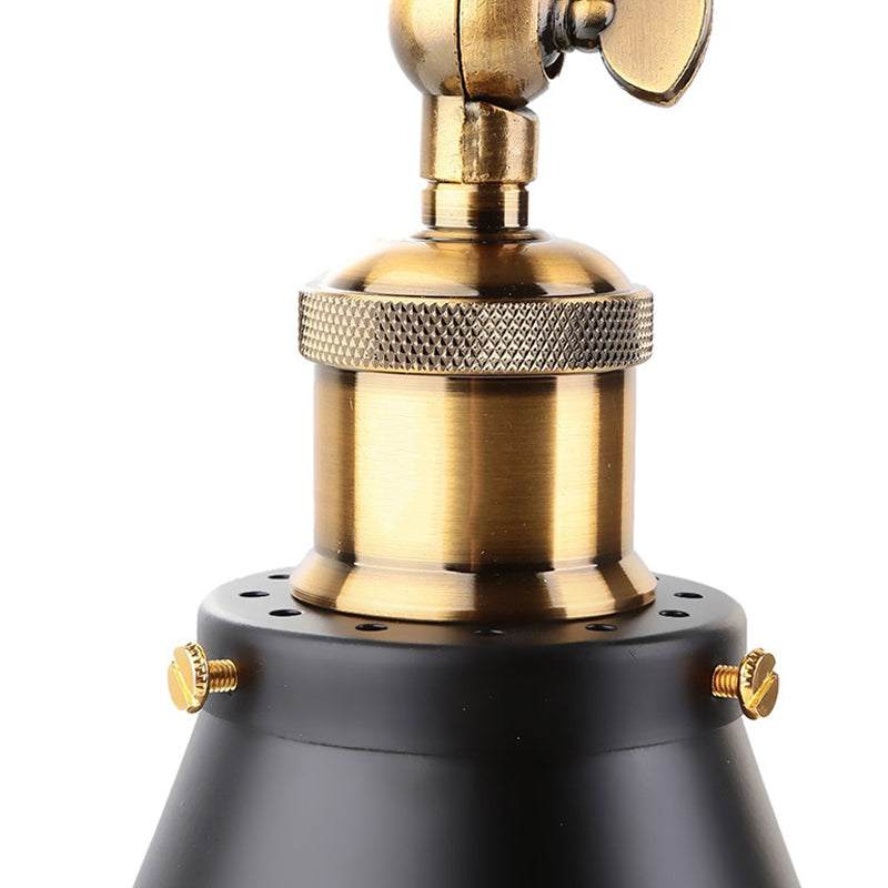 1 Light Swing Arm Wall Mount Lighting Industrial Wall Mounted Lamps for Living Room