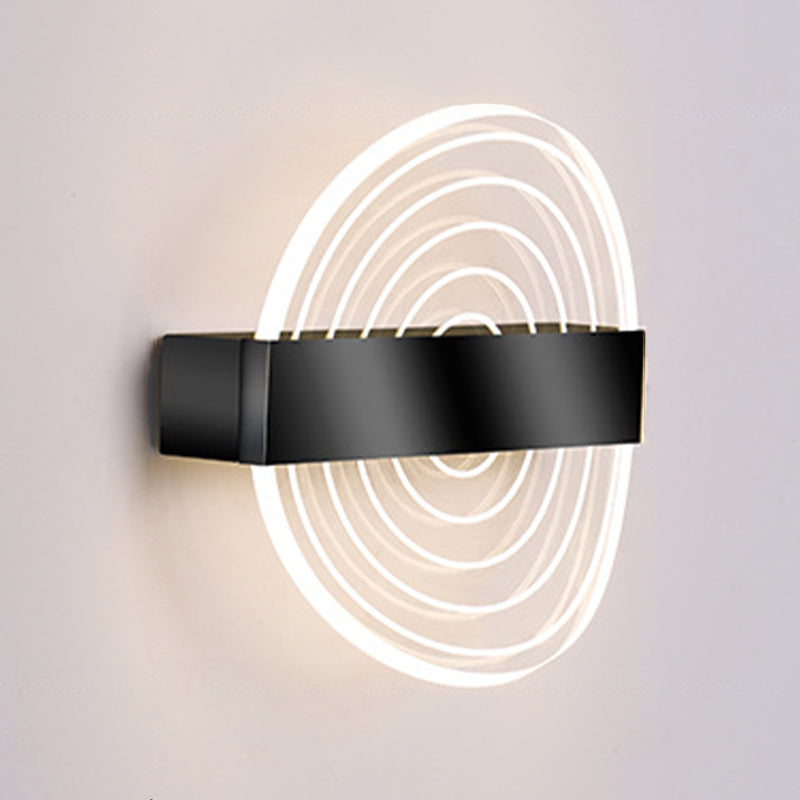 Modern Unique Shape Wall Light Fixture 1 Light Wall Mounted Lighting