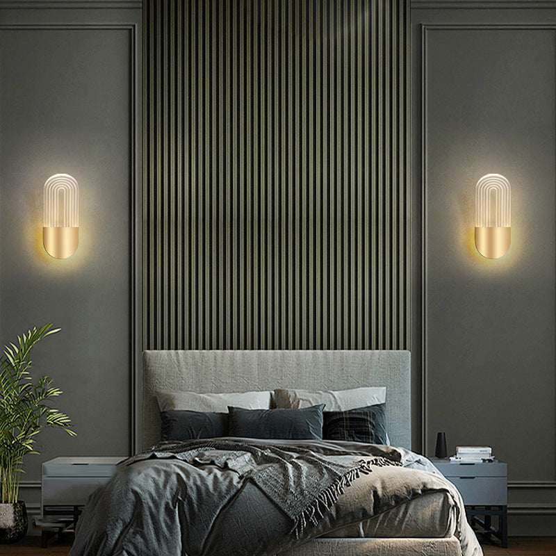 Modern Unique Shape Wall Light Fixture 1 Light Wall Mounted Lighting