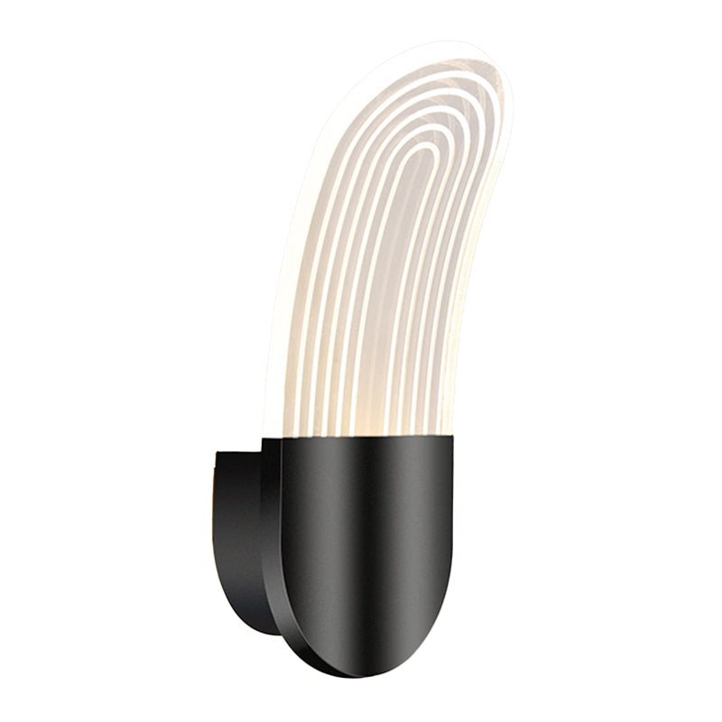 Modern Unique Shape Wall Light Fixture 1 Light Wall Mounted Lighting