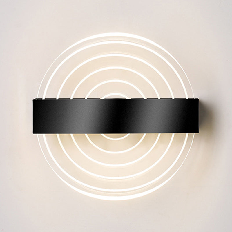 Modern Unique Shape Wall Light Fixture 1 Light Wall Mounted Lighting